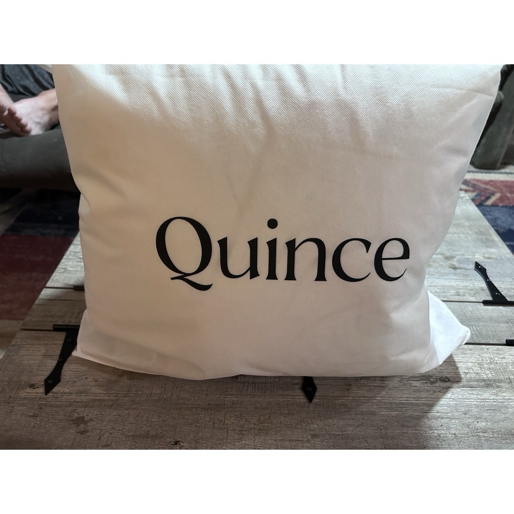 Quince Full/Queen Premium Down Alternative Comforter Duvet Comforter  White NWT